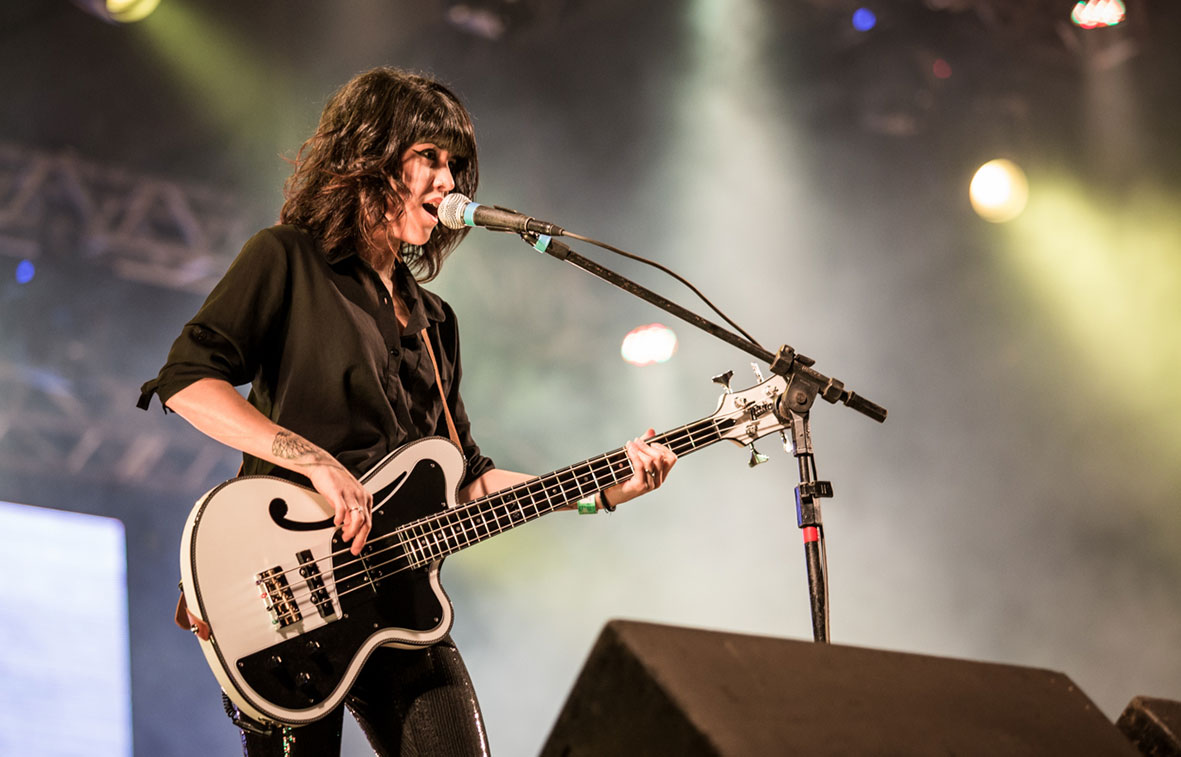 Bassist Carol Navarro of Brazil’s hottest rock band Supercombo joins the Italia Family